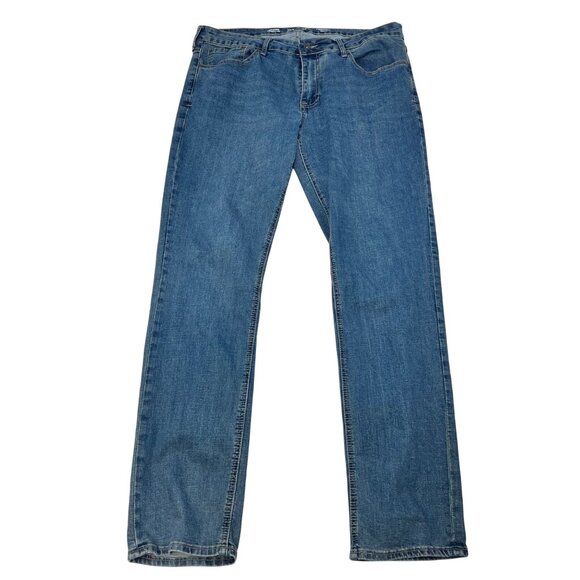 Van Heusen Men’s Straight Svelte Jeans Five Pocket Size 38x34 - Picture 1 of 9